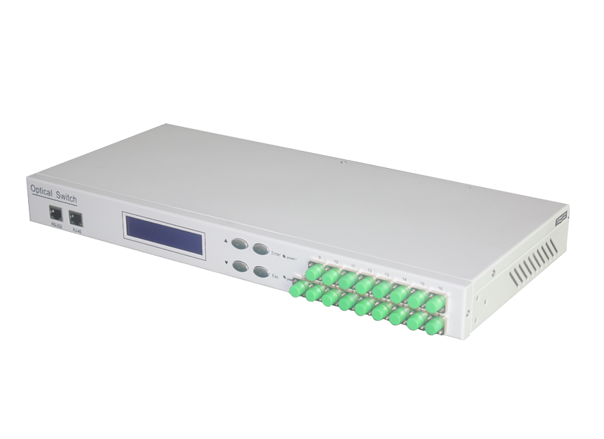 1&times;16 機架式單模光開關 - 廣西科毅光通信