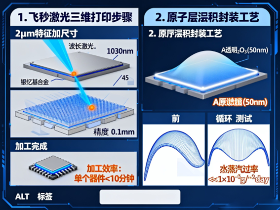 原子層沉積封裝工藝圖 原子層沉積封裝工藝圖