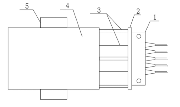 抗干擾保偏型磁光開關整體結構示意圖 - 廣西科毅光通信