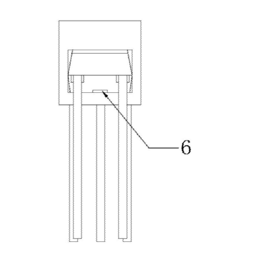 反射式光電開關(guān)側(cè)視圖 - 廣西科毅光通信